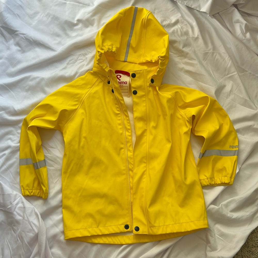 Reima gently Used 7Y Yellow Raincoat